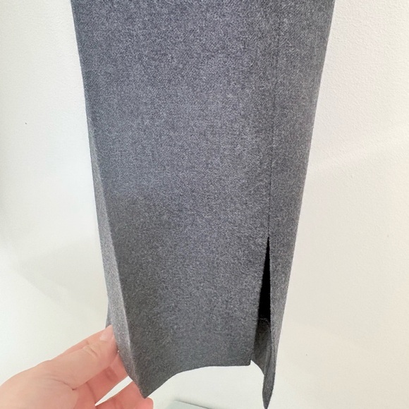 JUDITH & CHARLES Grey Pleated Straight Leg Trousers High Rise Womens 10 Career - Picture 6 of 8